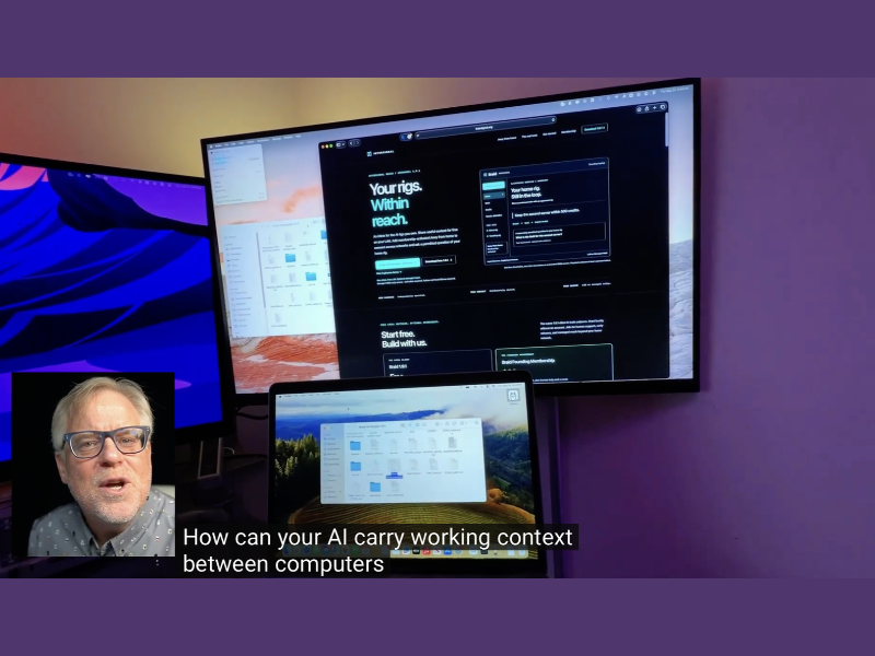 Robert Scoble recently demoed Braid on two of his computers running local AI models (Image Courtesy: PRNewswire)