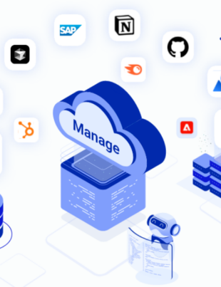 SaaS Apps and AI Agents with CloudFuze Manage (Image Courtesy: CloudFuze Official website)