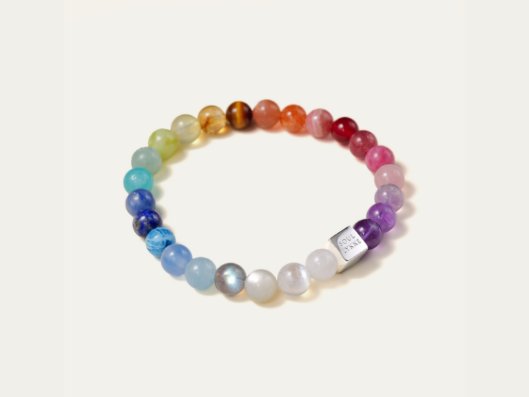 Soul Lykke's flagship "The Earth's Palette" bracelet, featuring twenty-five premium natural gemstones arranged in a seamless chromatic gradient (Image Courtesy: PRNewswire)