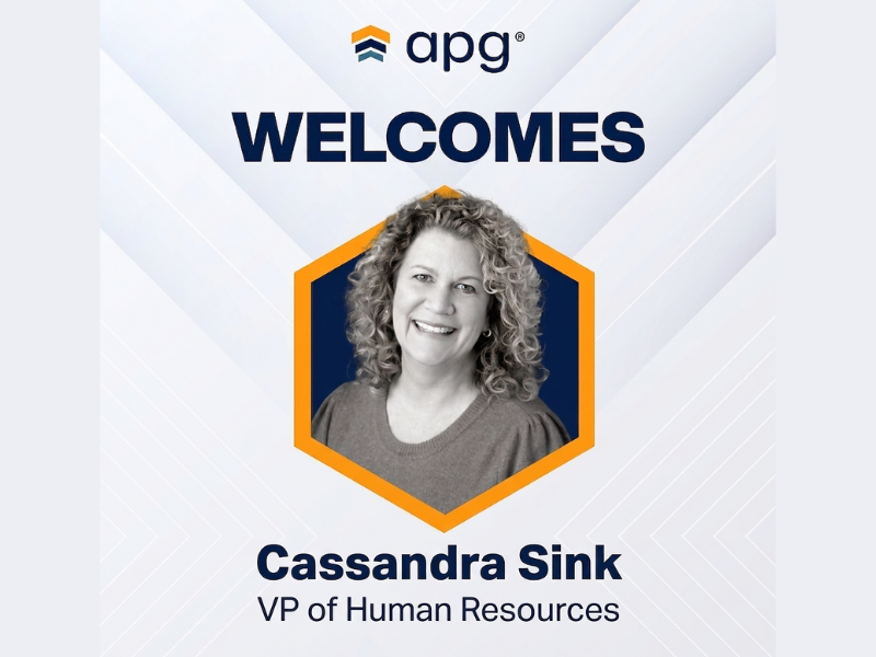 apg Solutions Appoints Cassandra Sink Vice President of Human Resources (Image Courtesy: PRNewswire)